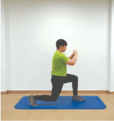 04 Alternate Jumping Lunges Left