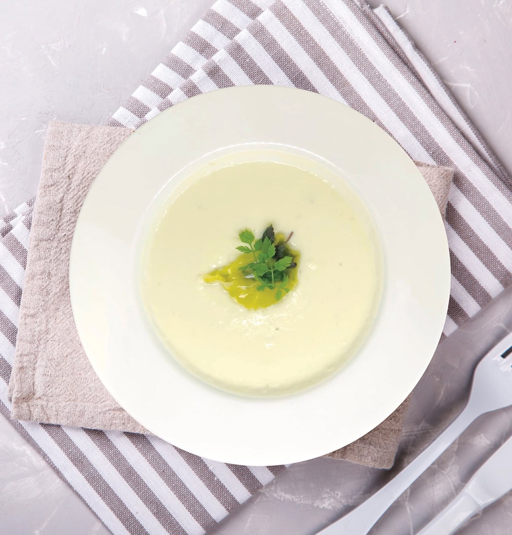 Cauliflower Soup with Green Pea Dumplings | The National Kidney Foundation (NKF) Singapore