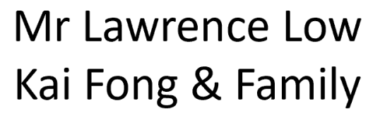 Mr Lawrence Low Kai Fong & Family
